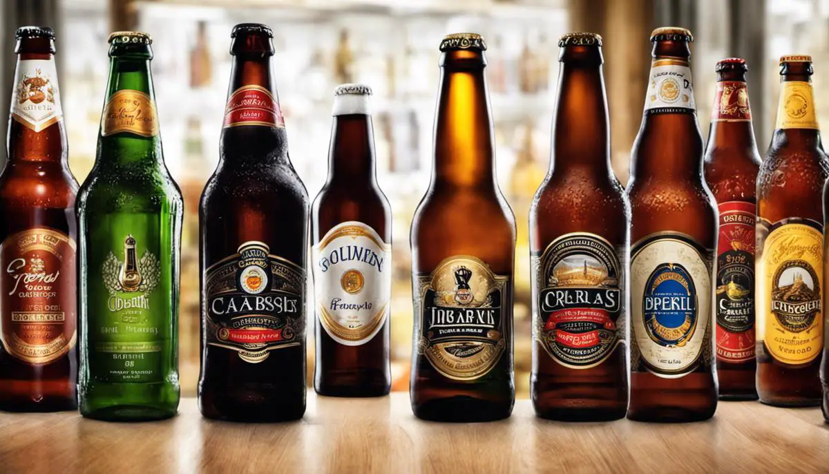 Image of various beer bottles that represent the different beer clubs described in the text, showcasing their variety and appeal