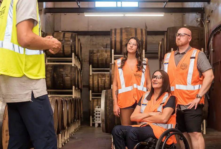 An image of a person brewing beer at a brewery