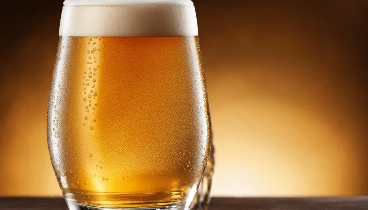 Image: A glass of commercial beer with bubbles, representing the overview of commercial beer.