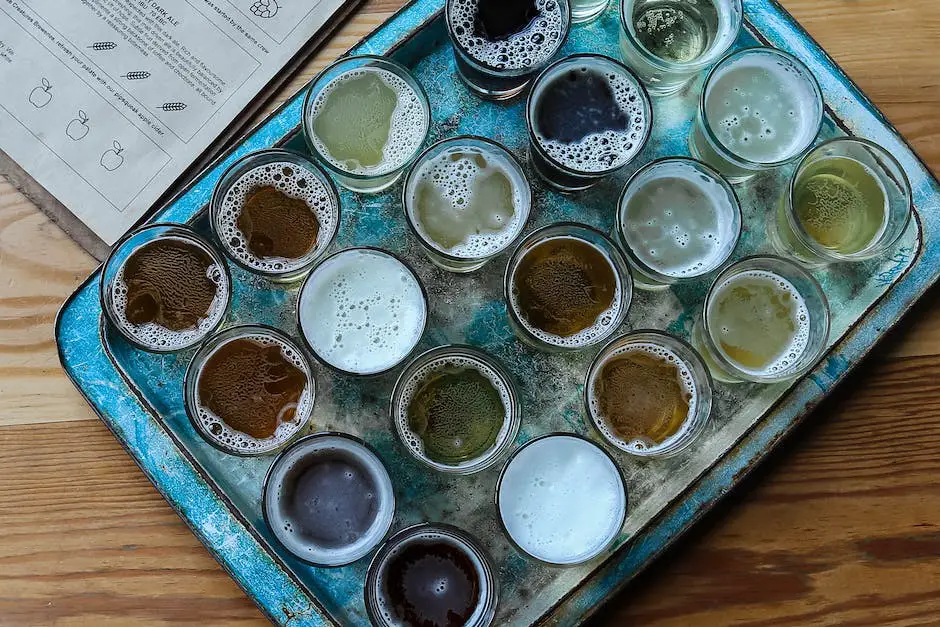 Image depicting craft and commercial beer being poured into glasses